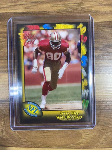 Comodín 1991 #73 Jerry Rice (HoF San Francisco 49ers) - Imagen 1 de 2