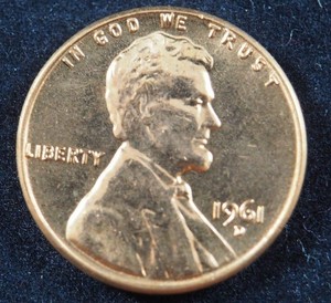 1961-D-Lincoln-Memorial-Cent-Penny-BU-Brilliant-Uncirculated-US-Coin