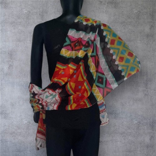 Vibrant Shawl, Scarf, Wrap - A Fashion Accessory - MultiColors