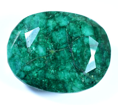 550 CT Natürlich Riesiges Grün Smaragd Zertifiziert Earth-Mined Museum Edelstein