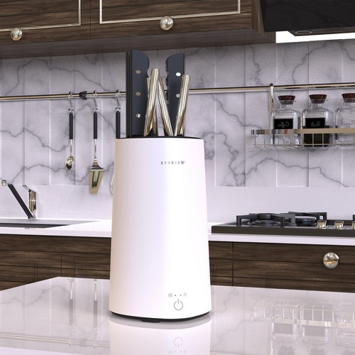 Universal Knife Block Holder without Knives Kitchen Countertop Utensil Holder - Picture 15 of 20