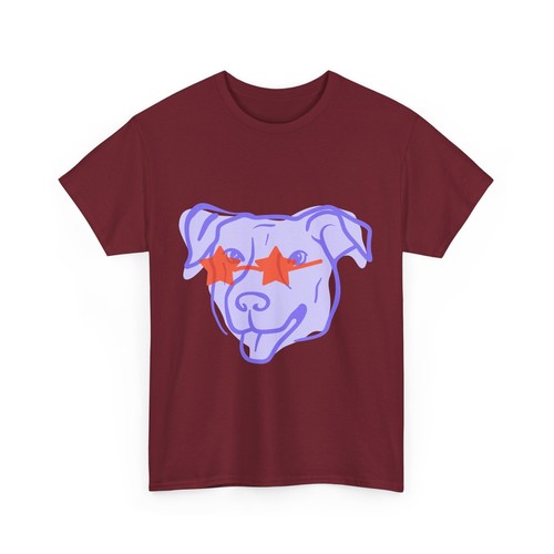 Cool Dog Graphic Tee, Unisex Heavy Cotton T-shirt, Pet Lover Gift, Casual Wear, - Picture 44 of 45