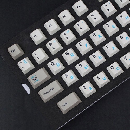 Russische transparente Tastaturaufkleber wasserdicht für PC Laptop HOT U8S4 N0N0 - Afbeelding 5 van 10