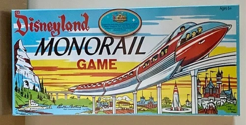 Disneyland Monorail Board Game 50th Anniversary Reproduction 2005 NEW SEALED