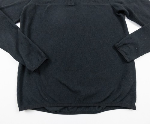 North Face Sweater Womens Small Black Fleece 1/4 Zip Pullover Lightweight Ladies - Picture 3 of 13