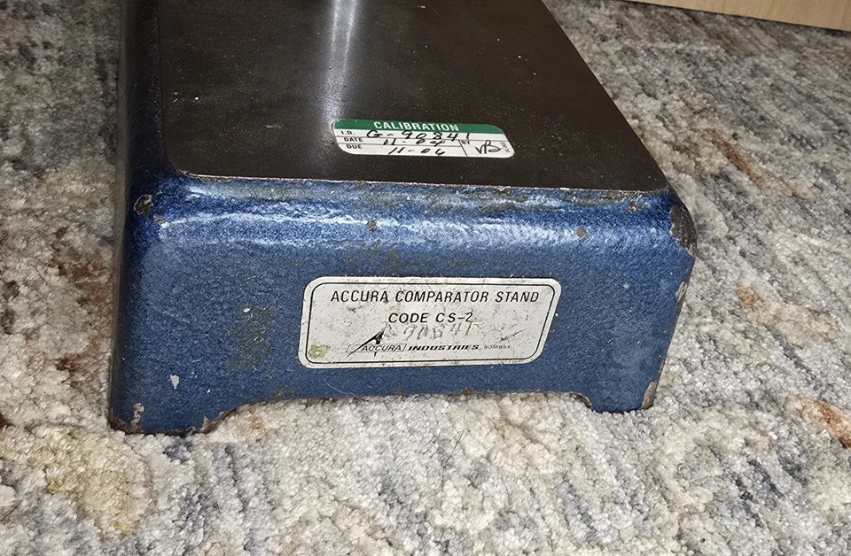 Accura Dorsey Gage CS2 Precision Comparator Dial Gage Stand  6" Max Height - Image 4 of 4
