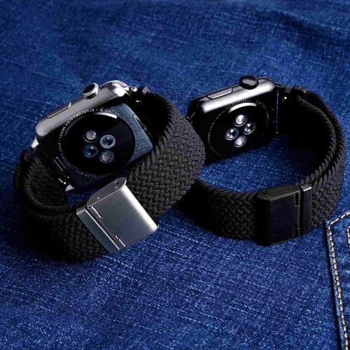 Wocci 2 STCK. Gewebte Nylon Uhrenarmbänder 18 mm 19 mm 20 mm 21 mm 22 mm Schnellspanner - Bild 3 von 190