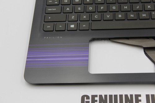 TECLADO HP SERIE 15-AU NEGRO PÚRPURA CON REPOSABRAZOS REINO UNIDO 856033-031 3FG34TSTP00 - Imagen 3 de 10