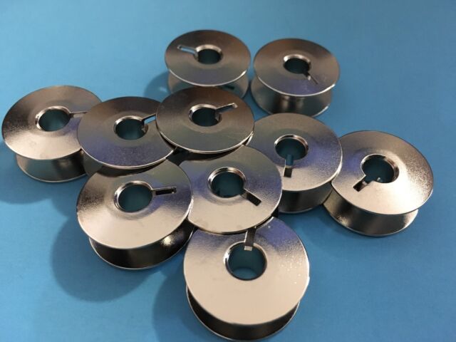Nähmaschinen Spulen Metall 10 Stück für Ideal Riccar Textima Anker Quelle Nähmaschinen Spulen Metall 10 Stück für Ideal Riccar Textima Anker Quelle