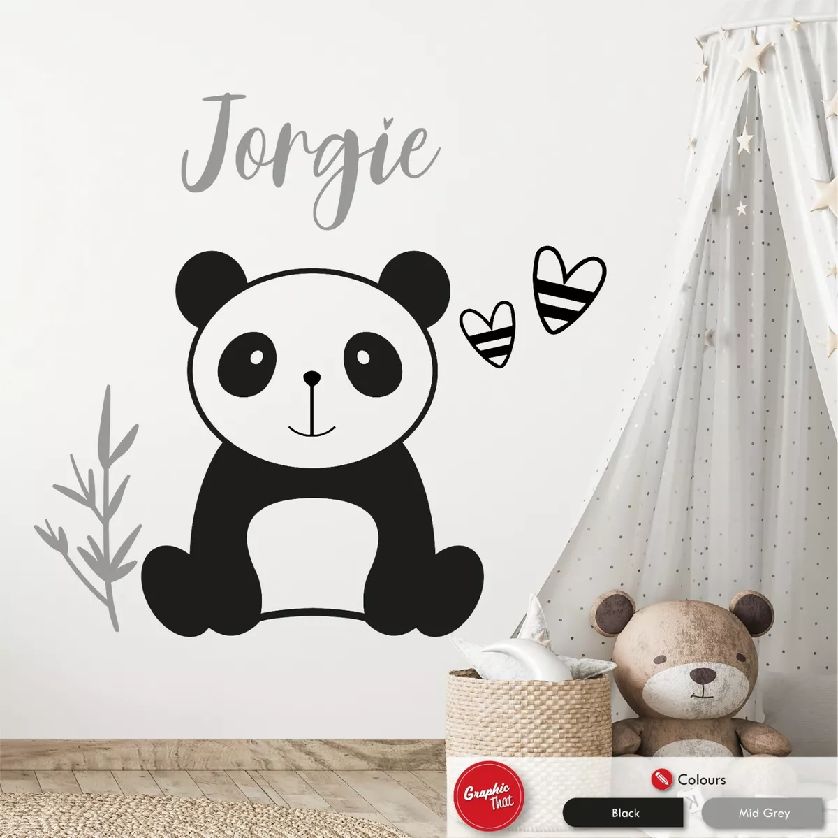 Panda wall art online