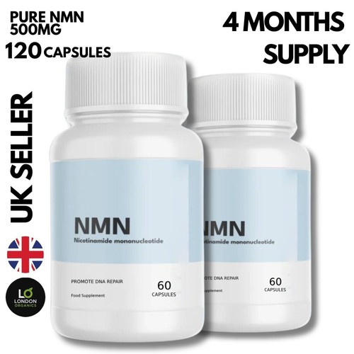 Pure NMN Capsules 500mg - Boost Energy, Aid Sleep, Anti-aging - Vegan, UK Seller - Picture 9 of 9