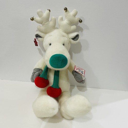 Applause Snobell Plush Christmas Reindeer Mouse Scarf & Bells EXTRA JUMBO 20”