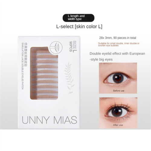 NEW Eyelid Tape Sticker Invisible Double Fold Eyelid Lace Paste 90/100/108PCS - Picture 6 of 12