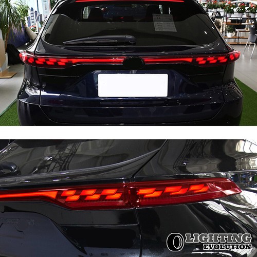 LED RED Tail Lights For Toyota Venza Harrier 2022-2024 Rear Lamps w/Sequential - Picture 15 of 18