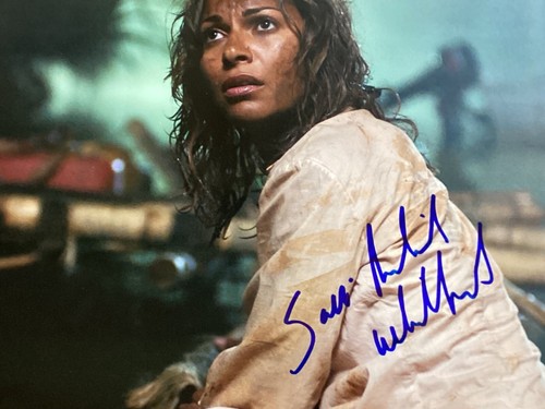 (SSG) SALLI RICHARDSON Foto Firmada 10X8 ""Anacondas"" "Soy Leyenda"" con Certificado de Autenticidad de la JSA - Imagen 3 de 5