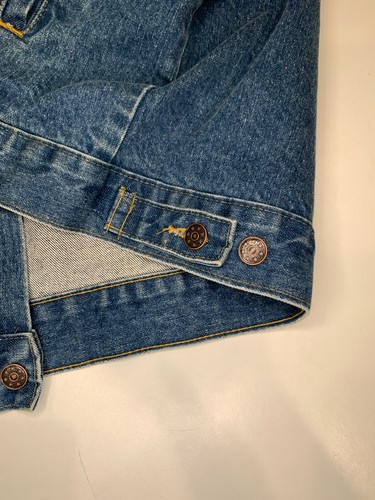 Vintage Union Line Made in USA Jeansjacke Workwear Herren XL 100% Baumwolle Mantel - Bild 8 von 16