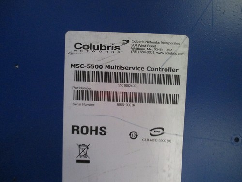 Contrôleur multiservice COLUBRIS MSC-5500 5501002400 - Photo 3/3