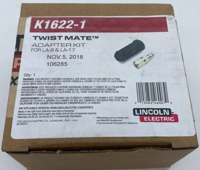 TIG Welding Torch WP-26 Cable 46V28R 12.5-ft w// Adapter K1622-3 for Lincoln PTA