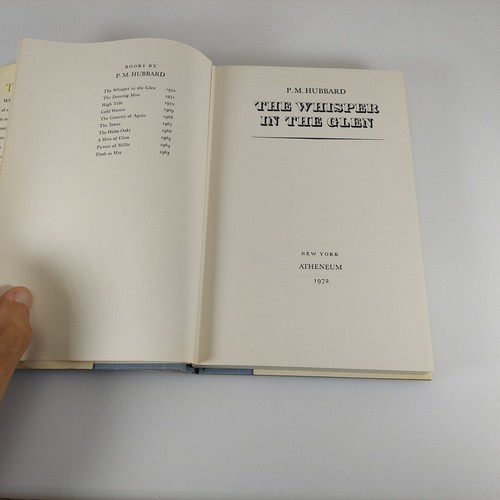 The Whisper In The Glen P.M. Hubbard Atheneum 1st US Edition 1972 HCDJ - Picture 8 of 15