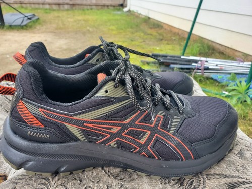 Asics Trail Scout 2 Green Black Trail Running Shoes Men Size 10