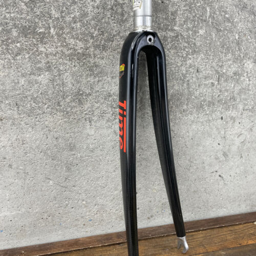 Vintage Time Alium Carbon Fork 700c 1 1/8 Threadless Vectran Aluminum Steerer 9" - Picture 3 of 18