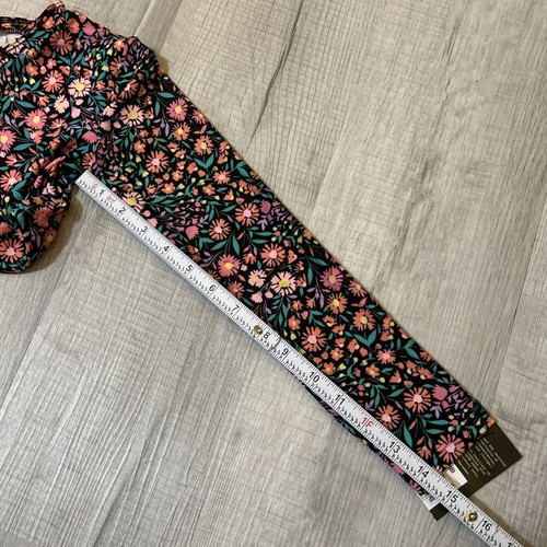 NWT Art Class Girls Floral Print Zip Up Long Sleeve Swim Top, Size Medium (8) - Picture 16 of 17