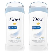 Dove Invisible Solid Antiperspirant Deodorant Stick for Women 2.6 oz 2 Count