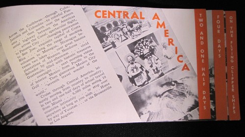 Brochure Pan Am Clipper Cruises 1939, etichette bagagli, adesivi ~ idrovolante, Miami, FL - Foto 8 di 16