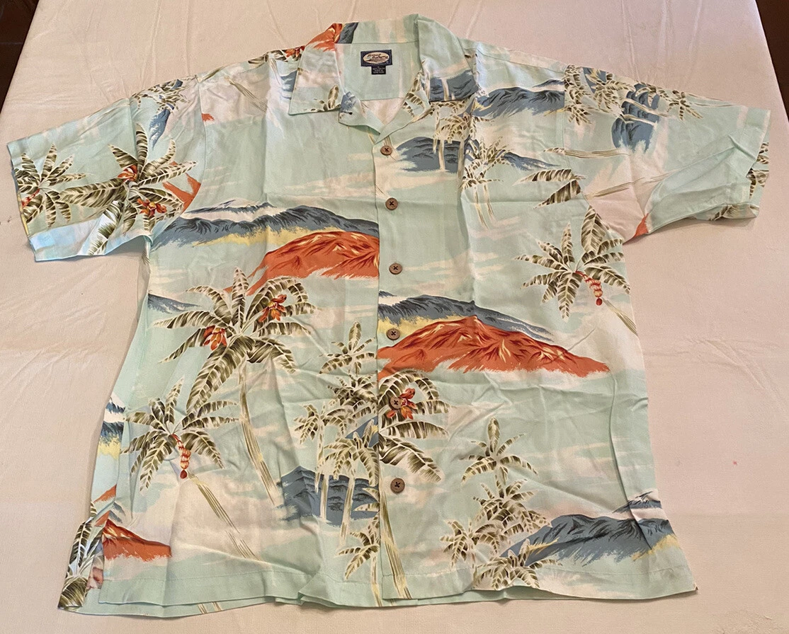 Tommy Bahama Hawaiian Island Hawaiian Shirt Mens Size M