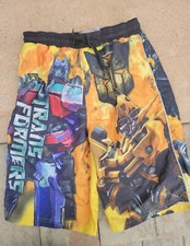 Boy's Transformers Swim Trunks. Size L 10-12