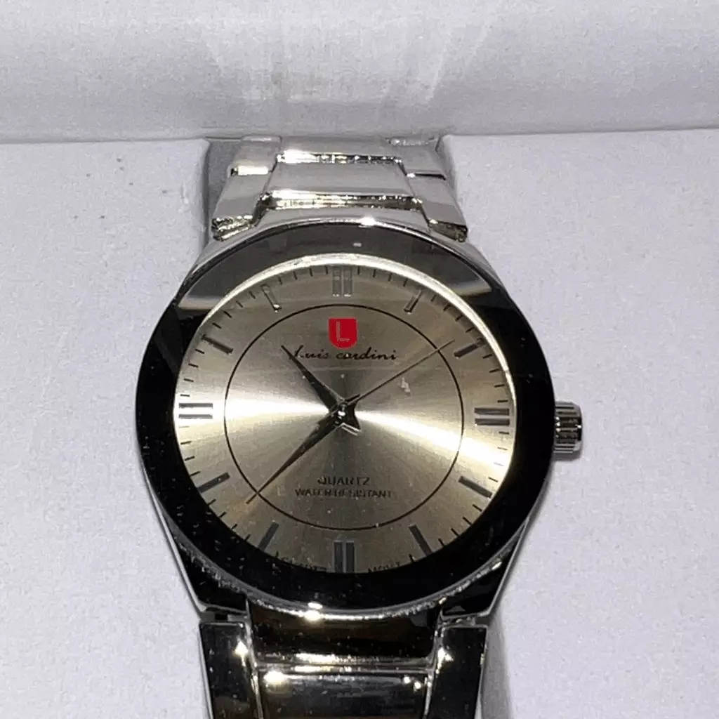 Luis cardini shop watch stainless steel