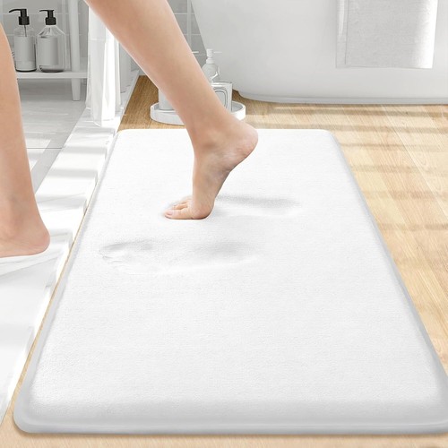 Memory Foam Bath Mat, 30x20, Non-Slip, Extra Soft, Absorbent, Machine Washable - Picture 48 of 145