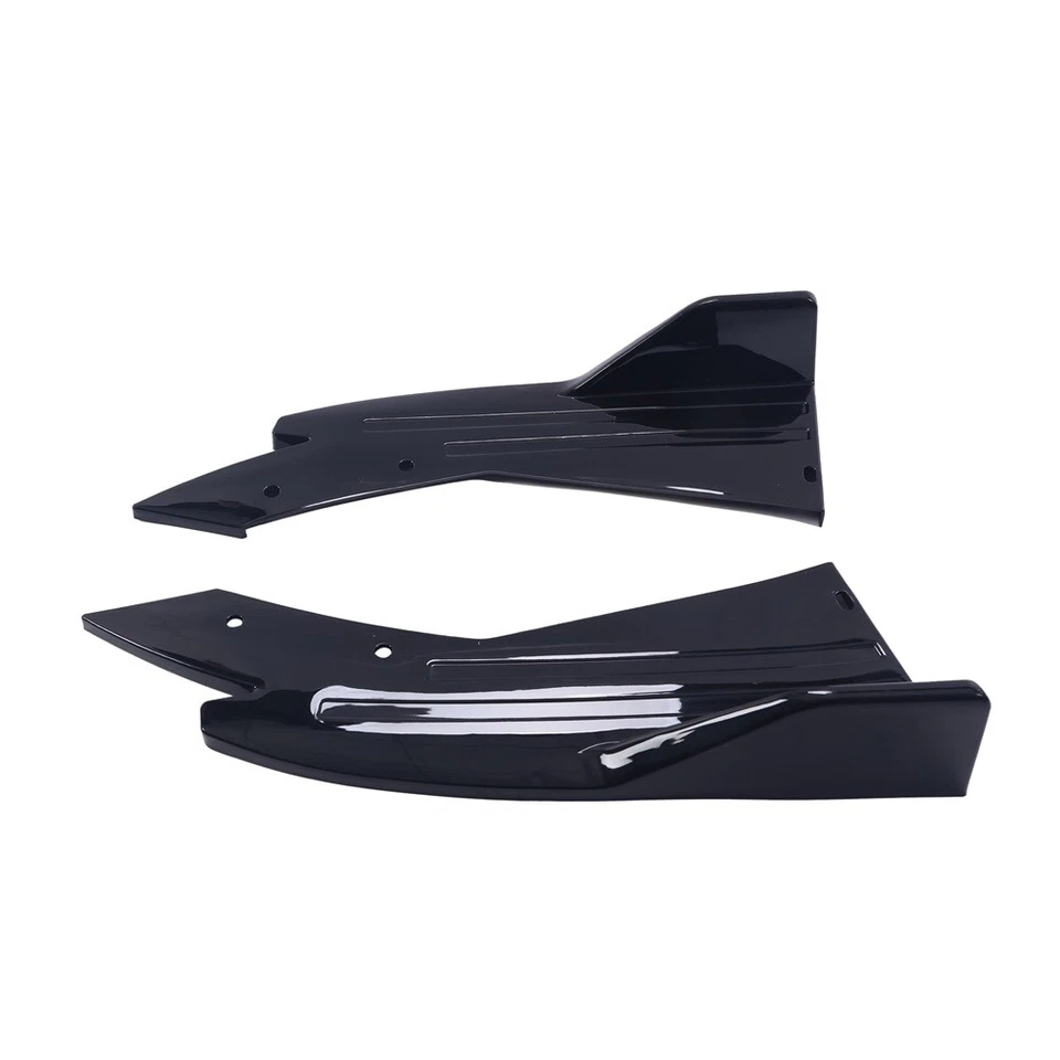 Glossy Black For Nissan 350Z 370Z Rear Diffuser Bumper Lip Splitters - Imagem 4 de 4