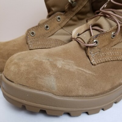 NEW Belleville AFSTC Vibram Steel Toe Combat Boots Military Desert