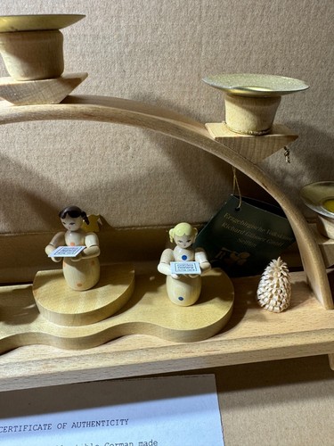 Richard Glasser Christmas Advent Children Singing 5-Candle Holder - 7.0" Tall - Picture 5 of 12