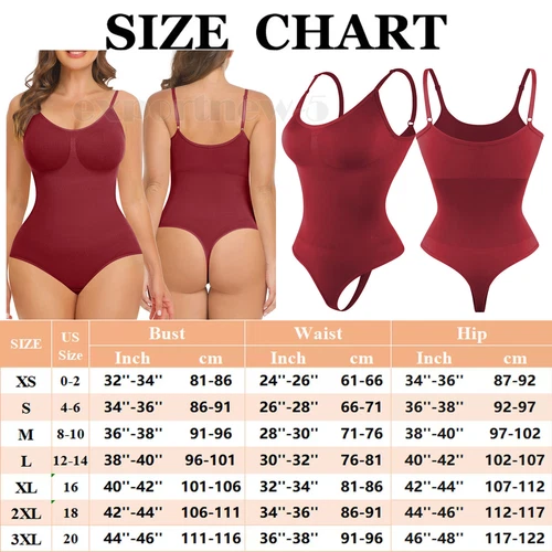 Women Shapewear Bodysuit Tummy Control Body Shaper Sculpting Snatched Waist Cami - Picture 32 of 48