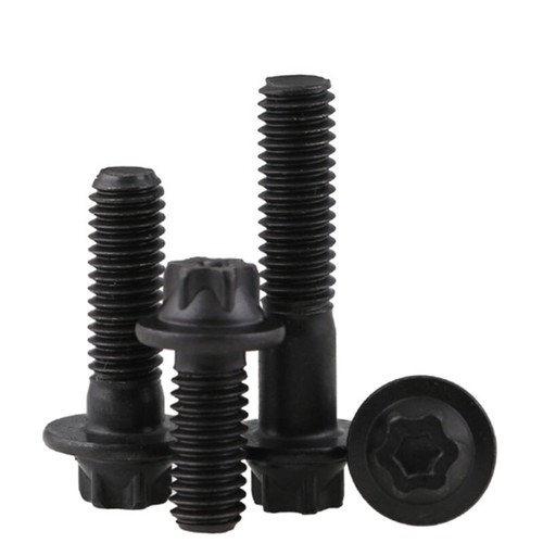 Torx-Head Bolts / Screws Grade 12.9 Black Profile Flange Head Hexagon Torx M5 M6 - Picture 11 of 12