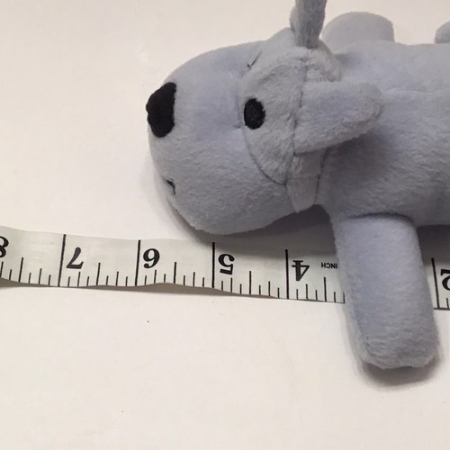 Melissa & Doug Blue Puppy Dog Plush Stuffed Animal 6” Toy Lovey Red Heart - Picture 4 of 4