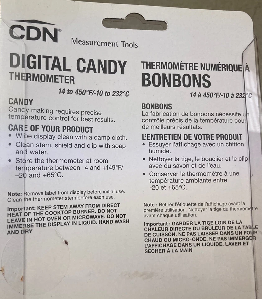 Termómetro digital CDN DTC450 caramelo/freír profundo/preprogramado y programable NUEVO Foto 3 de 4