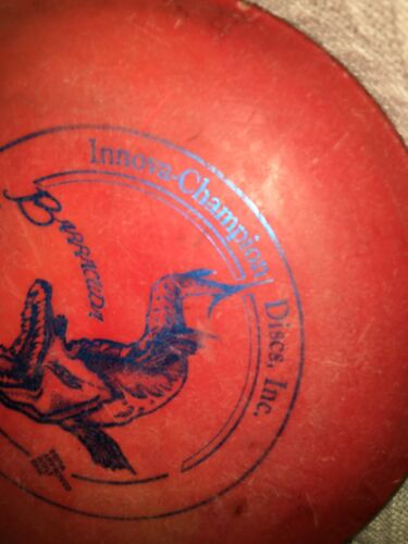 Disc Golf Innova Champion Disc Red PFN Circle Barracuda Golf Disc 183g - Picture 3 of 8