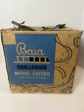 Vintage FILM CUTTER VIEWER BAIA CHALLENGER MOVIE EDITOR Untested 8mm Film Tape