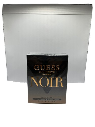 GUESS SEDUCTIVE HOMME NOIR ( SPICY) AFTER SHAVE 100 ml WITH BOX-NO SEALED- NEW! - Picture 2 of 7