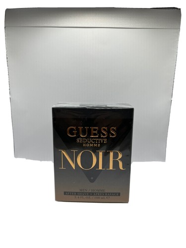 GUESS SEDUCTIVE HOMME NOIR ( SPICY) AFTER SHAVE 100 ml WITH BOX-NO SEALED- NEW! - Afbeelding 1 van 7