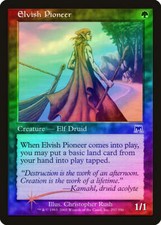 Elvish Pioneer FOIL Onslaught NM Green Common MAGIC GATHERING CARD ABUGames