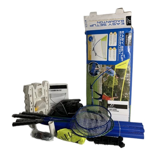 Eastpoint Badminton Set Easy Setup Indoor / Outdoor Quicksetup New - Open Box - 第 1/11 張圖片