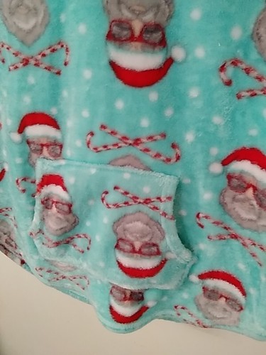 No Boundries Christmas hoodie green Santa candy canes Childs S ( 3-5 ) polyester - Picture 4 of 11