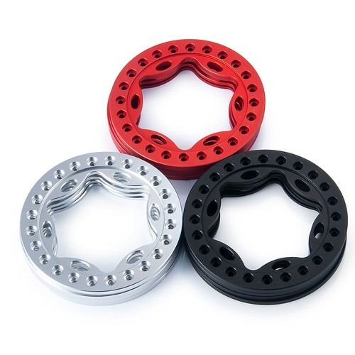 4 Stück für 2,2 Zoll Felgen 1:10 RC Crawler Ersatz Metallrad Beadlock Ringe - Bild 6 von 21
