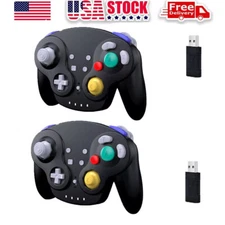 2.4 G Wireless For Nintendo GameCube Switch PC Mac USB Controller Gamepad US