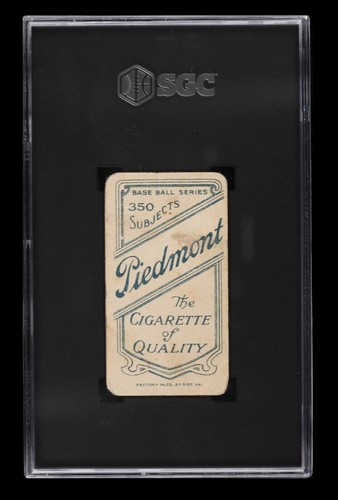 1910 Piedmont Cigarettes T206 Billy Campbell SGC 1.5 Pitcher Cincinnati Reds - Picture 2 of 2