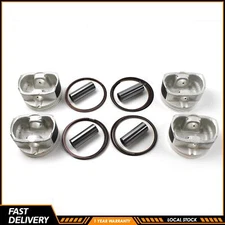 Engine Pistons & Rings Set 23410-2G211 For Hyundai Santa Fe Kia Forte G4KE 2.4L